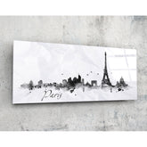 Paris Glass Wall Art (36"x14").